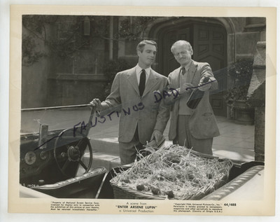 Vintage 8x10 Photo Enter Arsène Lupin 1944 film Charles Korvin Ella Raines