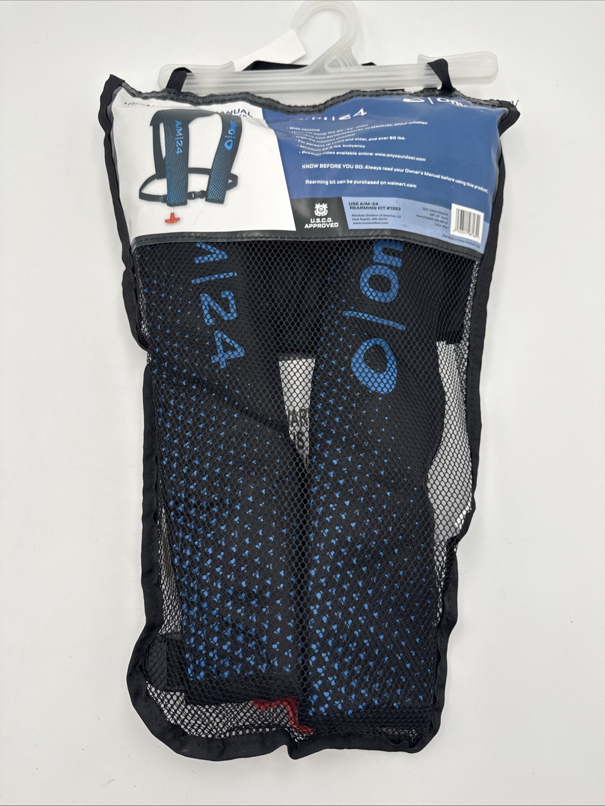 Onyx A/M-24 Automatic/ManuI Inflatable Life Jacket Size Adul