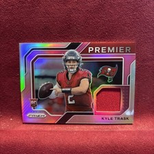 Kyle Trask 2021 Panini Prizm Pink Premier Jersey Patch Rookie #PJ-9 Buccaneers