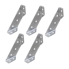 90 Degree Right Angle Bracket 5pcs Metal Support for Home and Factory