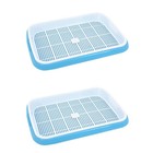 Set of 2 Anzuchtplatte Wachsenden Trays Keimungsschalen ROWER -Tablett
