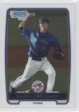 2012 Bowman Chrome Prospects Casey Lawrence #BCP54 h3a