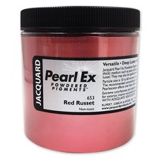Jacquard Pearl Ex Powdered Pigments 4oz- 653 Red Russet