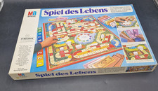 Spiel des Lebens 1978 - MB Spiele klassische Hellblau Brettspiel komplett