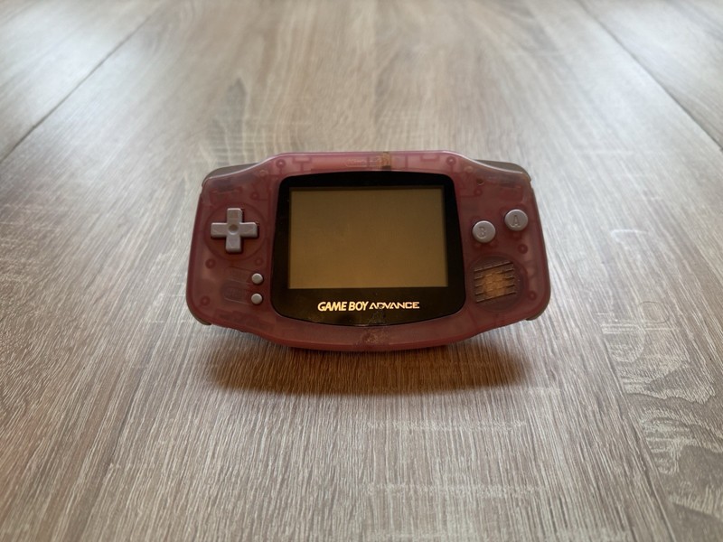 Not Working - Nintendo Game Boy Advance Clear Pink Console