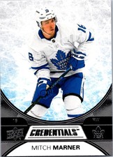 Mitch Marner 2021-22 Upper Deck Credentials #41 Toronto Maple Leafs
