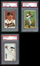 1951 Bowman Boston Braves Team Set 6 - EX/MT 6905997