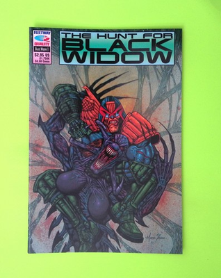 #ad Hunt for Black Widow #1 One Shot 1992 Fleetway AP IPC High Grade W285 211 $11.99