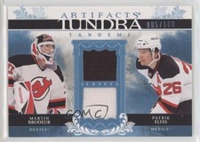 2009 Artifacts Tundra Tandems 5/100 Patrik Elias Martin Brodeur #TT-BE HOF 4ry