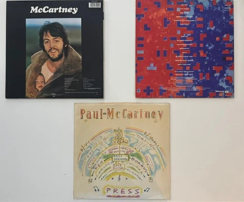 Collection of Paul McCartney records