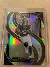 2024 Panini Select #136 Rome Odunze Silver Prizm Die Cut