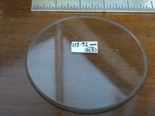 old-antique french clock 115.92mm bevelled glass   (N2)