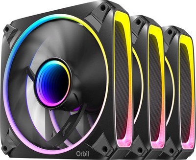 Antec Orbit 120 ARGB, schwarz, 120mm, 3er-Pack