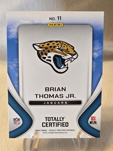 2024 Panini Prizm - Rookies Brian Thomas Jr. #314 Silver Prizm (RC) - Picture 2 of 2