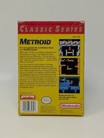 Metroid Classic Series (Nintendo NES, 1992) - CIB Complete Very Good