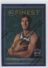 1995-96 Topps Finest Sarunas Marciulionis #173 HOF 0a1