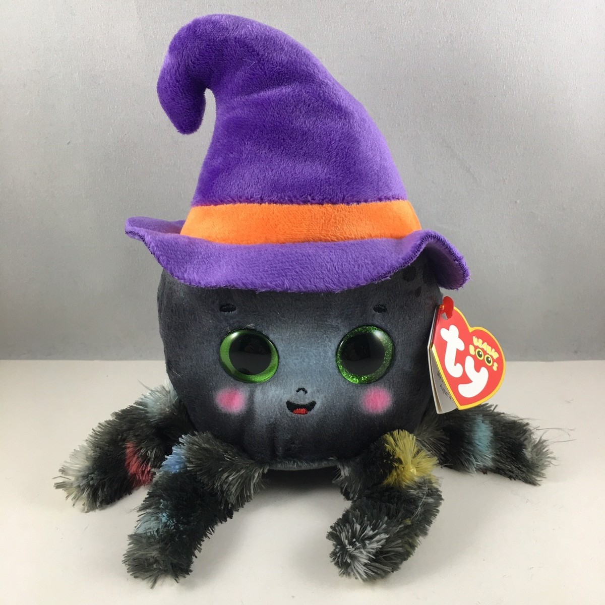 Ty Beanie Boos WEAVER the Halloween Spider (6 Inch) NEW MWMTs