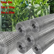 Volierendraht Edelstahl punktgeschweißt Maschendrahtzaun 25m x 1m 10m x 1m 