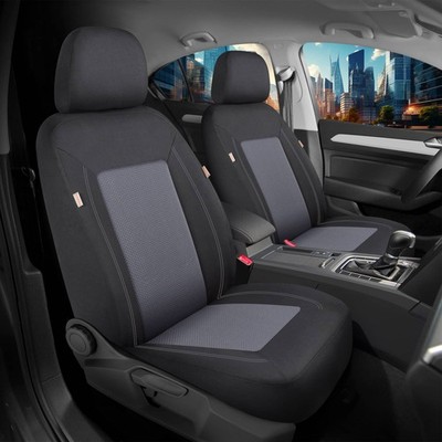 Schonbezüge Sitzbezüge für Kia Ceed JD Proceed Bj 2012-18 in Schwarz/Grau TF4
