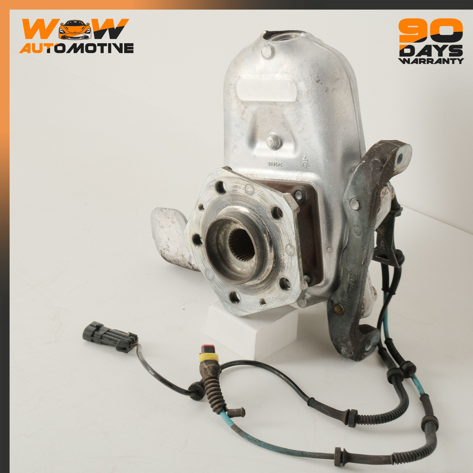 08-19 MASERATI GRANTURISMO S FRONT RIGHT SUSPENSION SPINDLE KNUCKLE HUB OEM