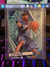 2023-24 Panini Phoenix - Teal Lazer Phoenix #8 Allen Iverson