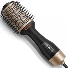 Noor 4-in-1 Hot Air Styling Brush for Drying, Straightening, Smoothing 