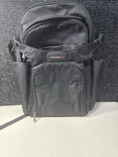 Wolverine Black Laptop Backpack Work Bag Multi-Pocket Durable Nylon 