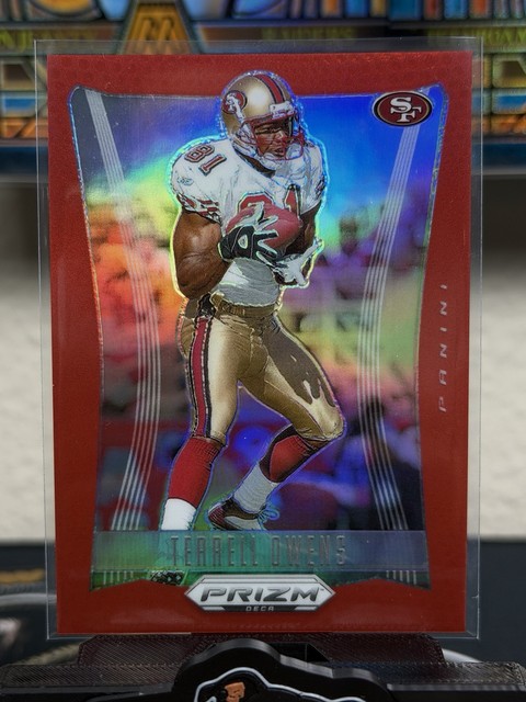 2024 Panini Prizm Deca - Terrell Owens #255 Red Prizm /199