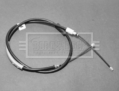 Borg & Beck BKB2358 Parking Brake Cable Pull Rear Right Fits Citroen Peugeot