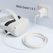 FOR Oculus Meta Quest 2 & 3 Charger & Cable - VR Charger & Cable FREE POST🚚