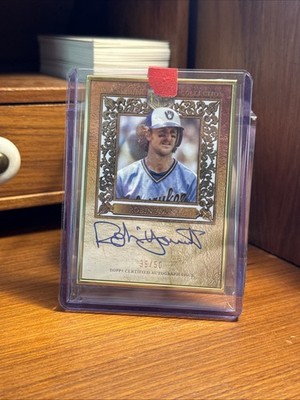 2025 Gilded Collection Robin Yount Autograph Brewers  Gold Frame /50
