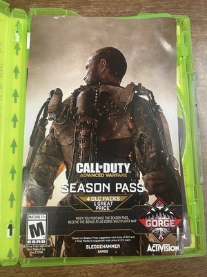 Call of Duty Advanced Warfare Xbox 360 Complete w Case Inserts DLC Expired
