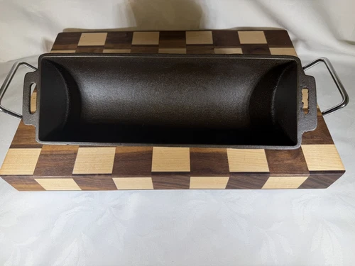 Rare! Wagner Ware Bread Loaf Cast Iron Baking Pan - Reconditioned, Very NICE!