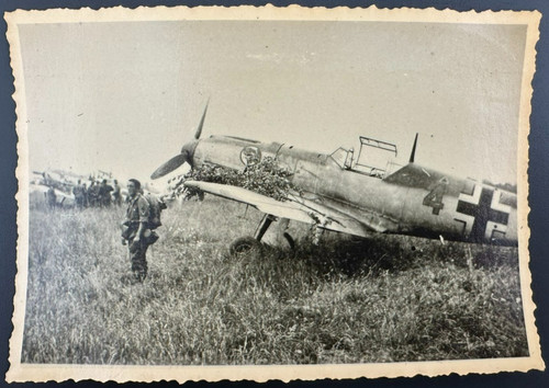 Messerschmitt BF-109 German Fighter Plane Photo Germany
