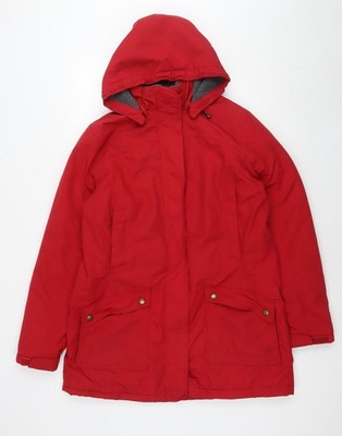 Rote Damenjacke UK Größe M Lands' End