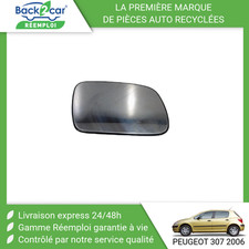 Glace de rétroviseur Peugeot 307