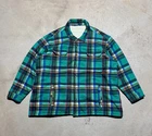 Polo Ralph Lauren Green Plaid Sherpa Fleece Lined Shirt Jacket Size 5XB Shacket