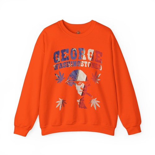 George Funny cannabis 420 stoner smoker punk hipster weed lover Gift Sweatshirt - Bild 18 von 41