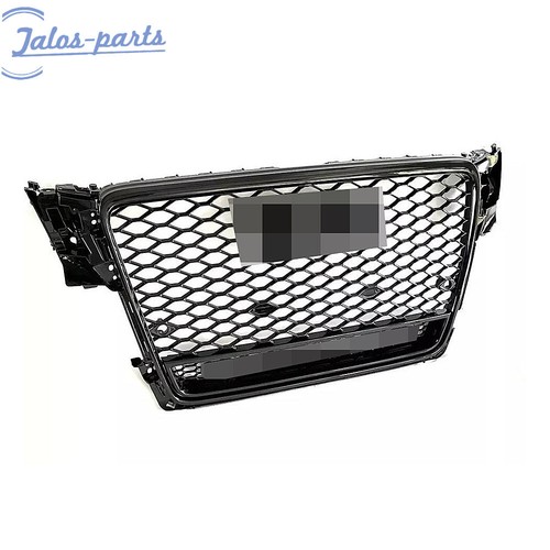 RS4 Style Honeycomb Front Grille Mesh Grill For 09-12 Audi A4 S4 B8 Quattro - Picture 3 of 4