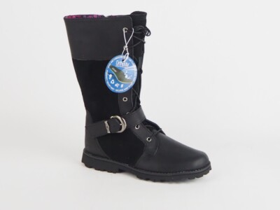 Mädchen Timberland EK Asphalt Trail Bethel 5873R schwarz Leder hohe Stiefel 
