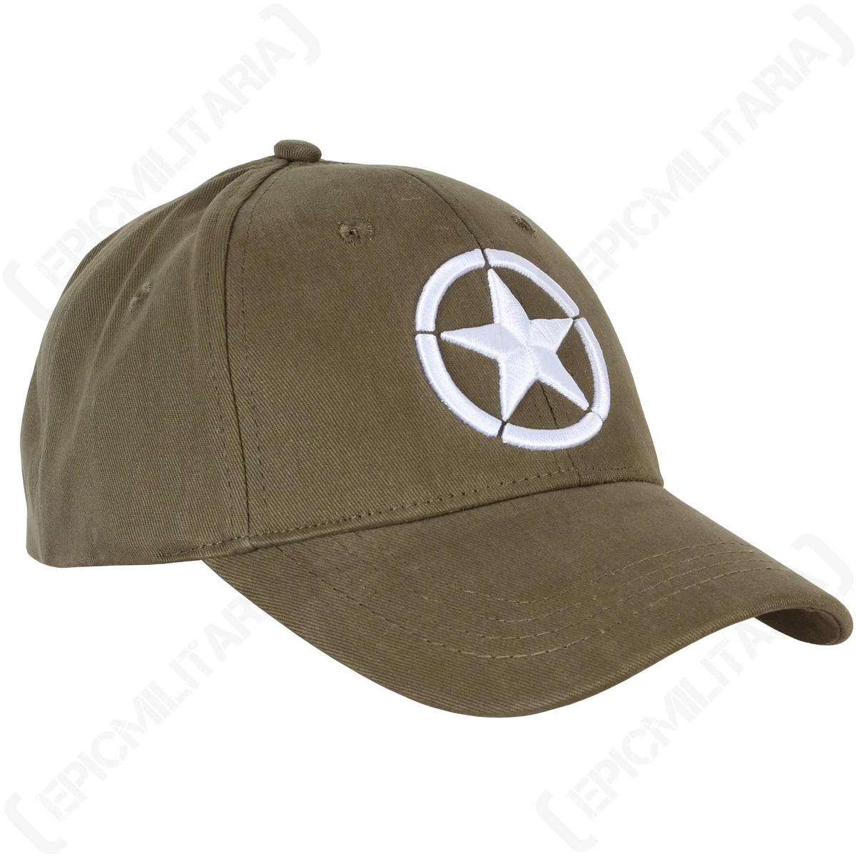 WW2 Star Baseball Cap Embroidered - Sun Hat Army Military Green Cotton New
Opens in a new window or 