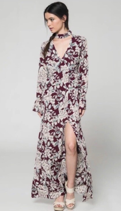 maxi dress hippie style Kimono Maxi Hippie Dress / Cardigan / Love that Boho