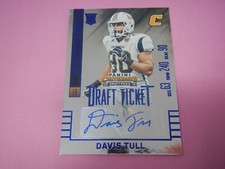 2015 Panini Contenders Draft Picks Davis Tull RC #274 Autograph