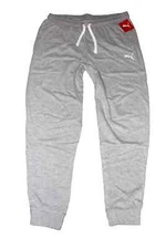 XL Mens PUMA  Jogger Pants Gray W/ Drawstring 1X(XL) XLT 2X, 2XLT, 3X 3XLT