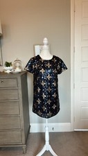 Show Me Your Mumu | Blue, Black, Gold | Tallulah Medallion Sequin Dress | XS