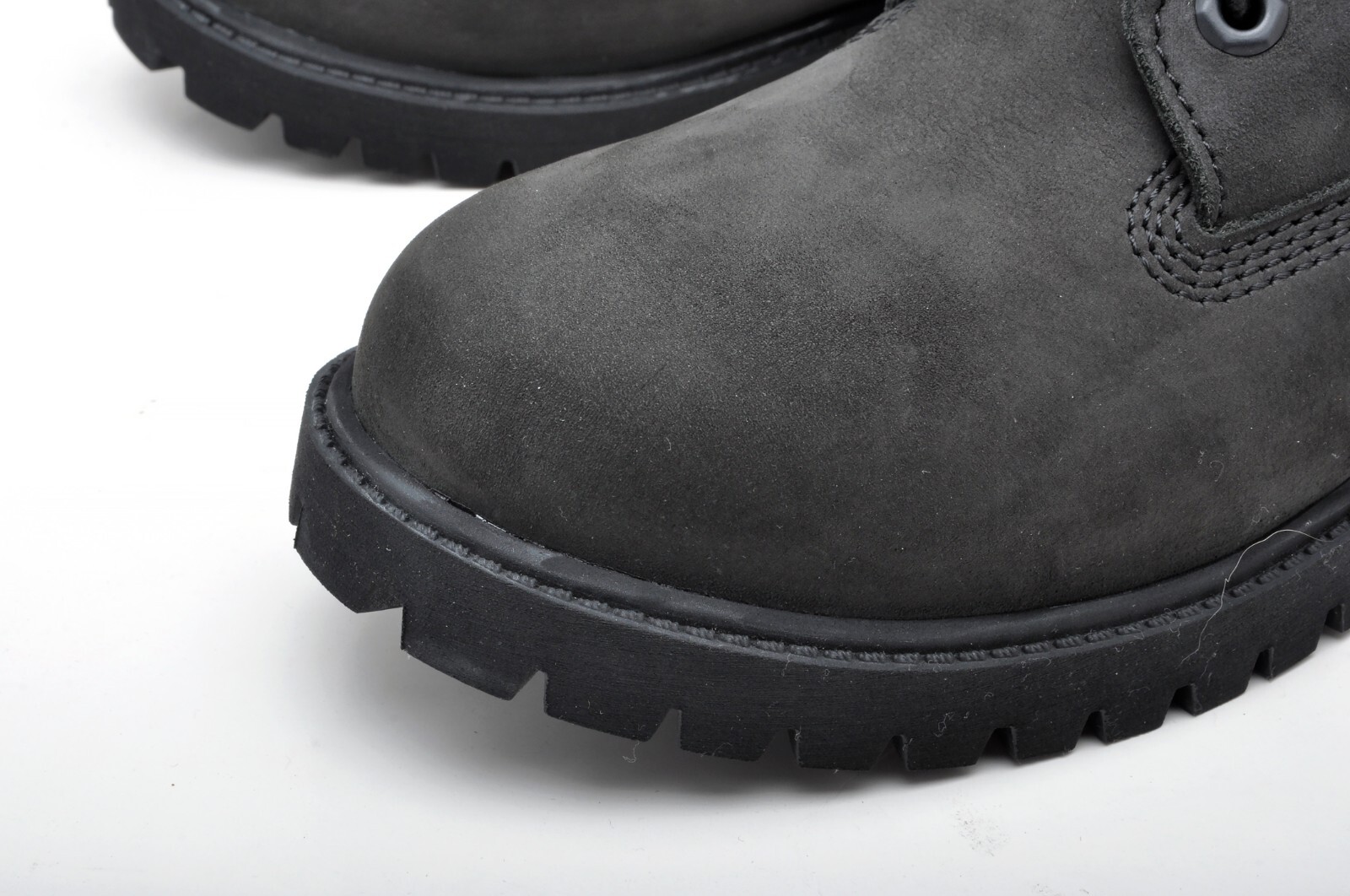 Timberland Youth GS 6 Inch Premium Waterproof Nubuck Boots 12907 Black US 5 image 5