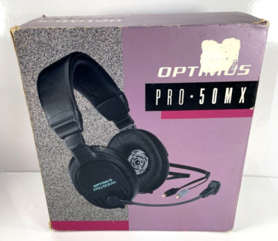 Optimus Pro-50MX Stereo Headphones with Dynamic Boom