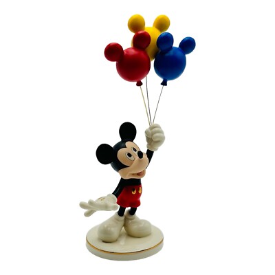 レノック ディズニー( Up up and away with Mickey ) Lenox Disney Up, Up, And Away With Mickey Figurine 11” Tall With