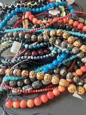 21 Bead Strands Gemstone, Stone, Jewelry Making Craft Mix Lot 4A