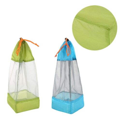  2 pièces sac de rangement pliable sac de rangement avec cordon - Photo 1 sur 12